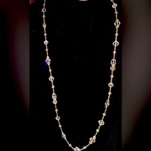 Swarovski crystal necklace and earrings set